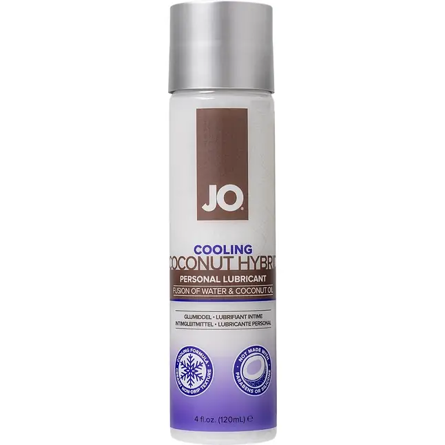 Водно-масляный лубрикант с охлаждающим эффектом JO Silicon free Hybrid Lubricant COOLING - 120 мл - JO Silicone free Hybrid