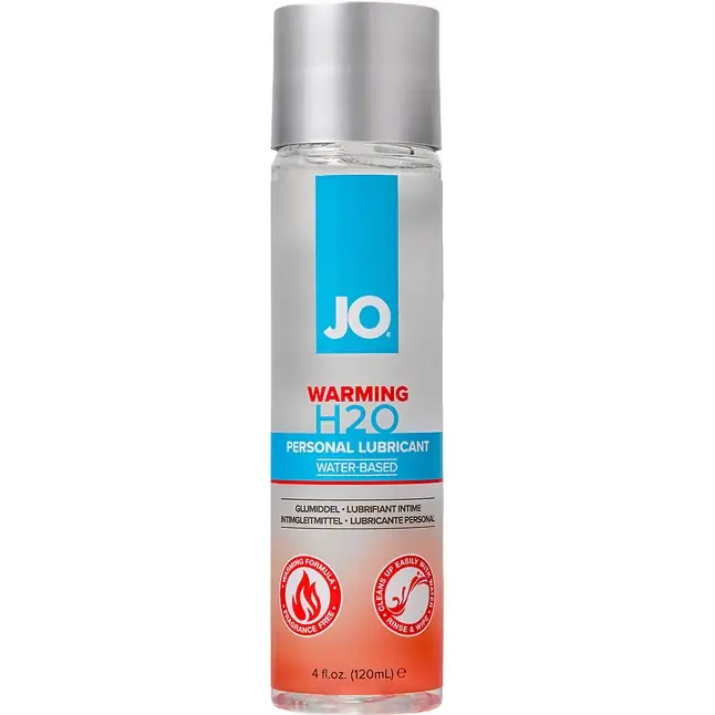 Возбуждающий лубрикант на водной основе JO Personal Lubricant H2O Warming - 120 мл - JO H2O Classic