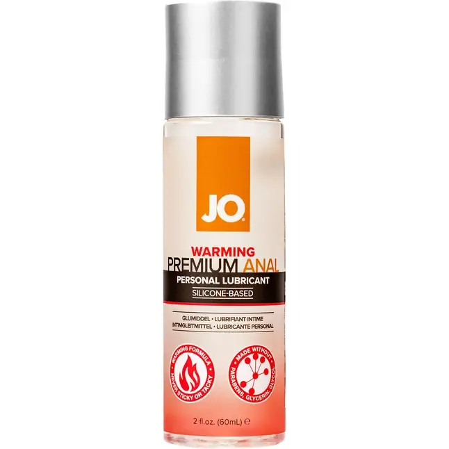 Анальный согревающий лубрикант на силиконовой основе JO Anal Premium Warming - 60 мл - JO Premium Anal
