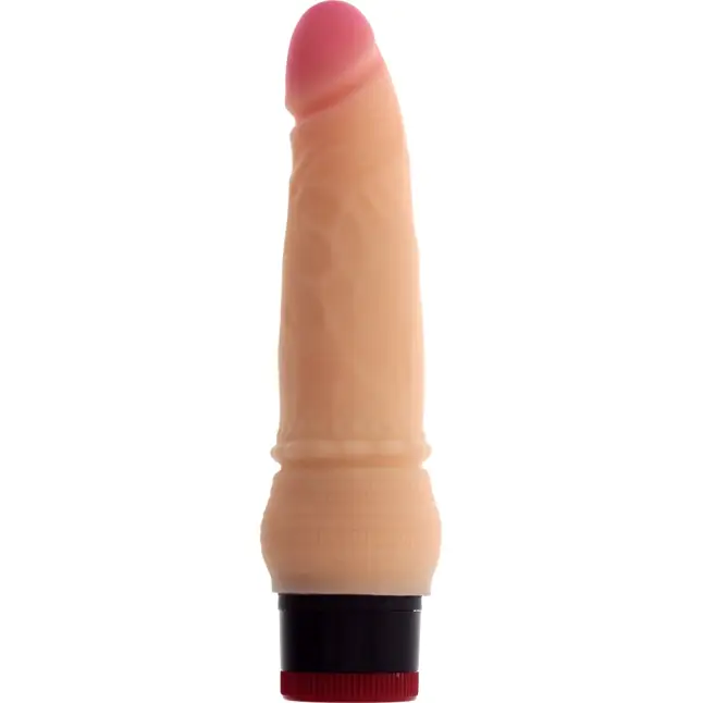 Вибратор-реалистик со встроенным пультом REALSTUFF 6INCH VIBRATOR - 15,5 см - RealStuff