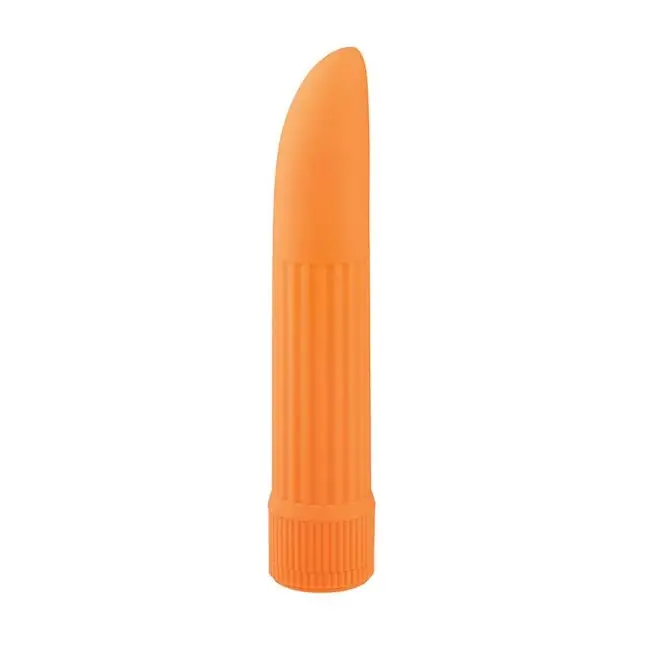 Оранжевый классический вибратор BASICX MULTISPEED VIBRATOR ORANGE 5INCH - 13 см - BasicX