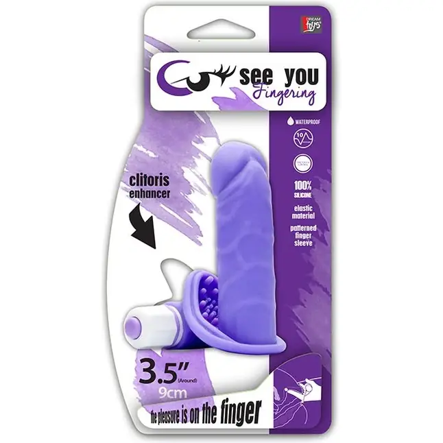 Фиолетовый вибростимулятор SEE YOU FINGERING PURPLE - See You. Фотография 3.