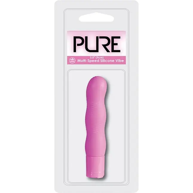 Фиолетовый мини-вибратор PURE 3.5INCH VIBRATOR PURPLE - 9 см - Pure. Фотография 2.