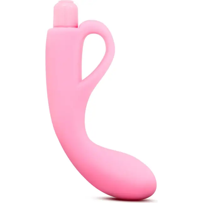 Розовый изогнутый стимулятор LUXE FREYA PINK - 17,7 см - Luxe