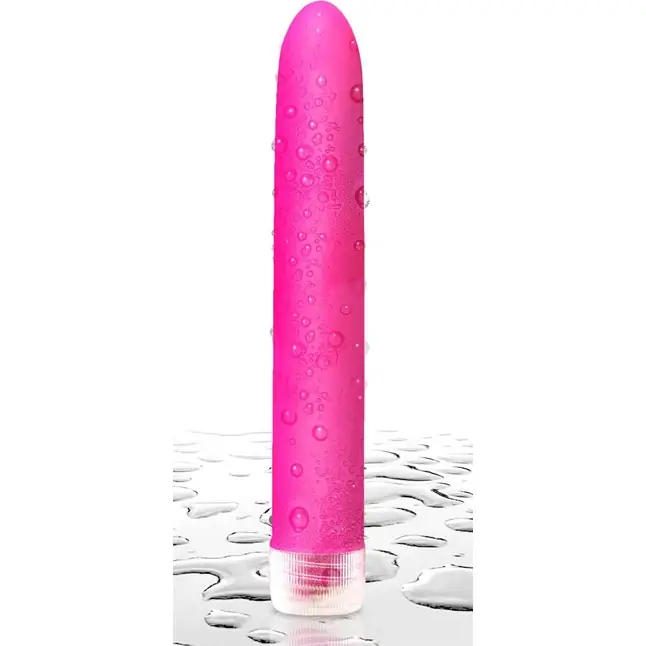 Неоново-розовый вибратор Neon Luv Touch Vibe - 17 см - Neon Luv Touch. Фотография 3.