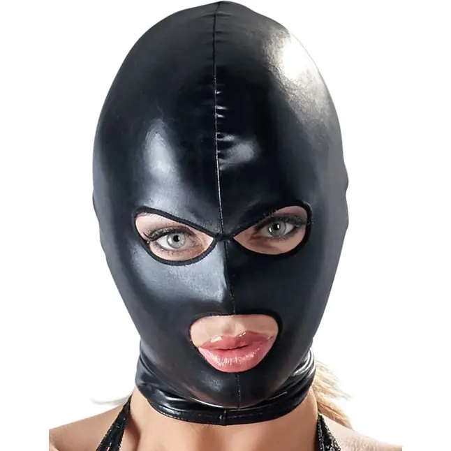 Маска на голову Head Mask с wet-look эффектом - Bad Kitty. Фотография 2.