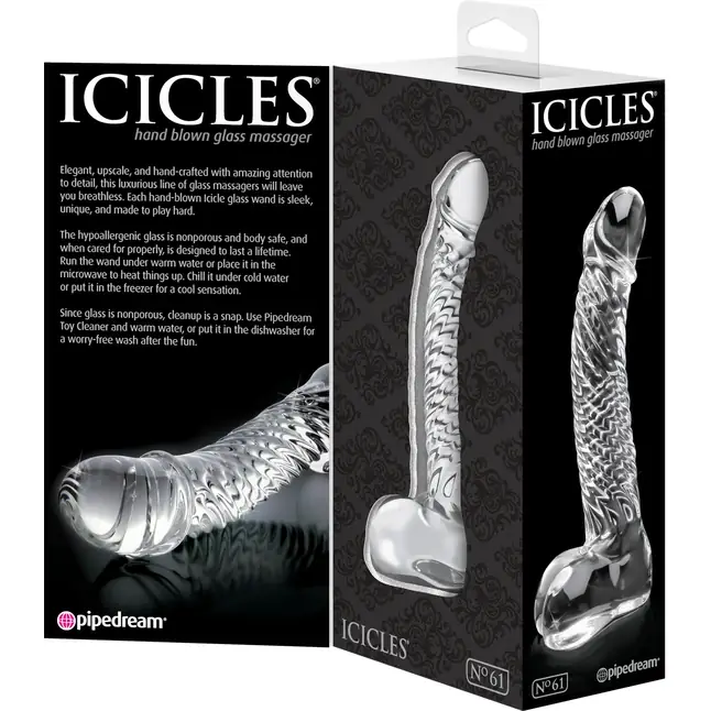 Анальный стимулятор Icicles №61 - 16,5 см - Icicles. Фотография 3.
