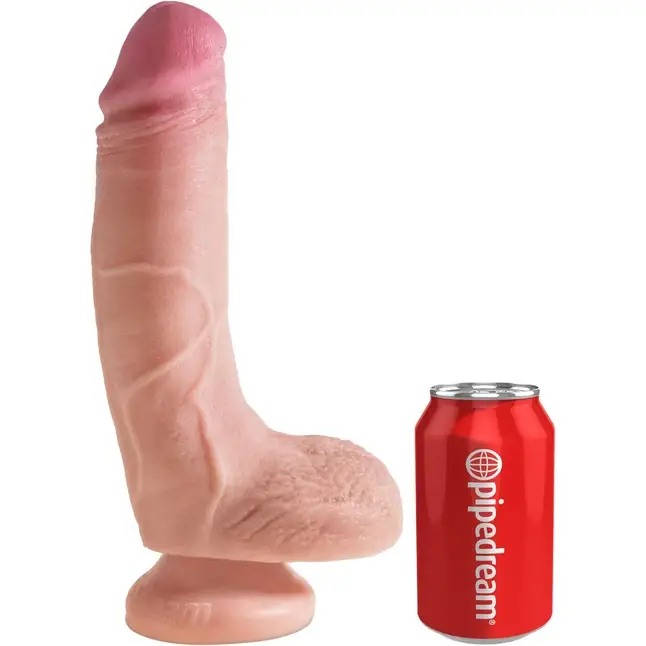 Фаллоимитатор с мошонкой Dual Density 8 Cock - 20,3 см - King Cock. Фотография 5.