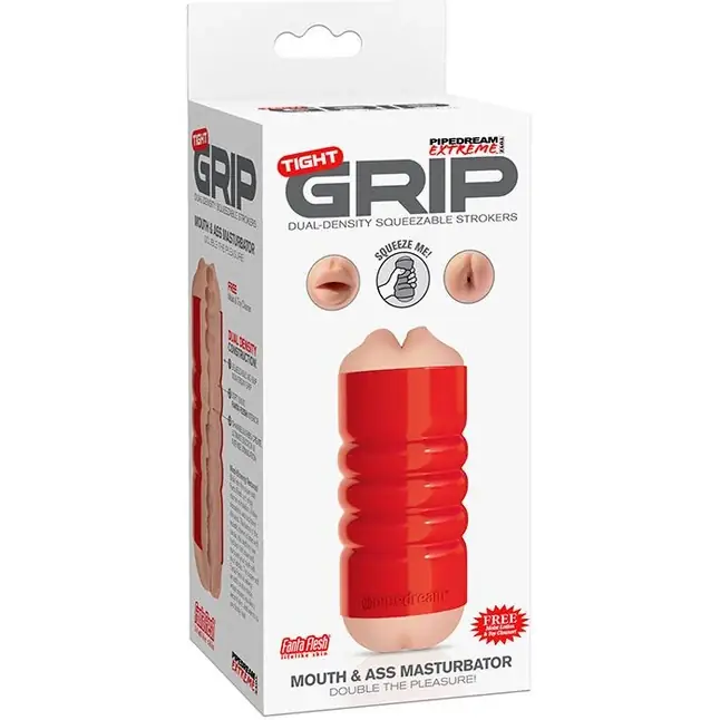 Мастурбатор ротик-анус Extreme Toyz Tight Grip Mouth Ass - Pipedream Extreme Toyz. Фотография 2.