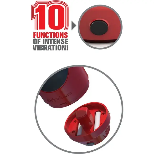Мастурбатор-ротик с вибрацией Extreme Toyz Mega Grip Vibrating Stroker Mouth - Pipedream Extreme Toyz. Фотография 6.