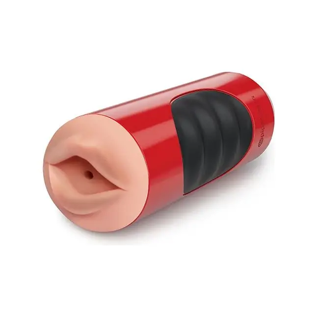 Мастурбатор-ротик с вибрацией Extreme Toyz Mega Grip Vibrating Stroker Mouth - Pipedream Extreme Toyz