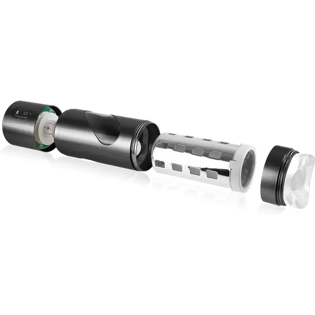 Перезаряжаемый мастурбатор-ротик Extreme Toyz Rechargeable Roto-Bator Mouth - Pipedream Extreme Toyz. Фотография 5.