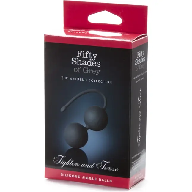 Вагинальные шарики Tighten and Tense Silicone Jiggle Balls - Fifty Shades of Grey. Фотография 5.