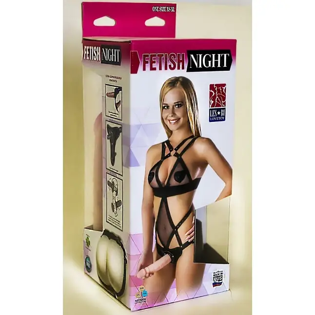 Костюм БДСМ Fetish Night Les-bi с вагинальной пробкой - Fetish Night. Фотография 4.