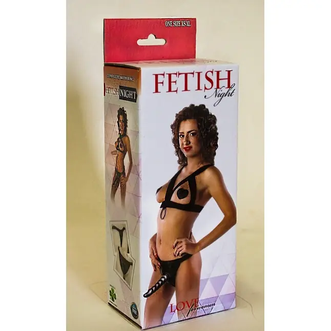 Костюм БДСМ Fetish Night с анальной насадкой длиной 18 см - Костюмы БДСМ Fetish Night. Фотография 2.