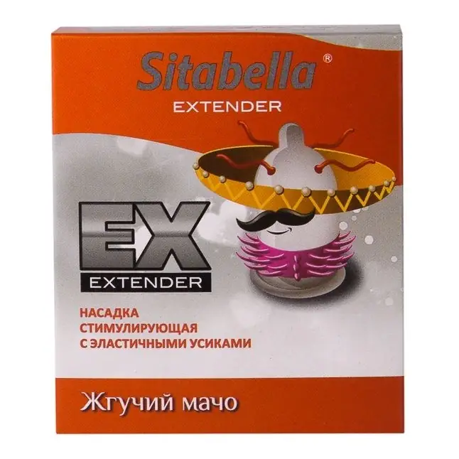 Стимулирующая насадка Sitabella Extender Жгучий мачо - Sitabella condoms
