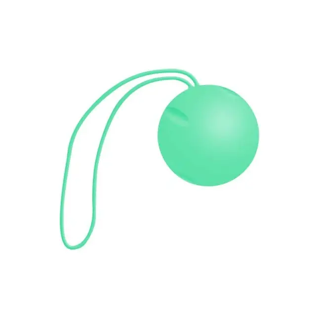 Зеленый вагинальный шарик Joyballs Trend Single