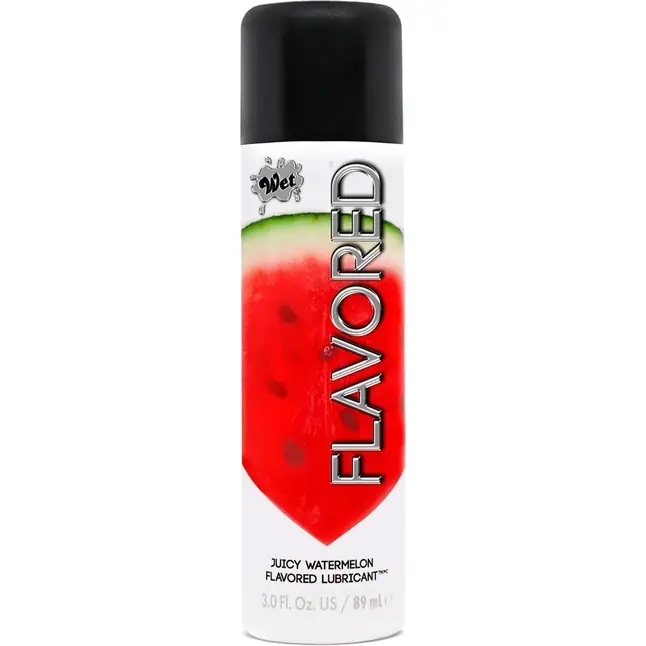 Лубрикант Wet Flavored Juicy Watermelon с ароматом арбуза - 89 мл - Wet Flavored