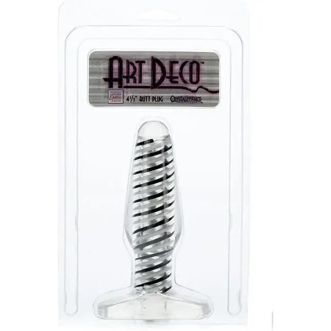 Анальная пробка Art Deco Butt Plug - 12 см - Anal Toys. Фотография 4.