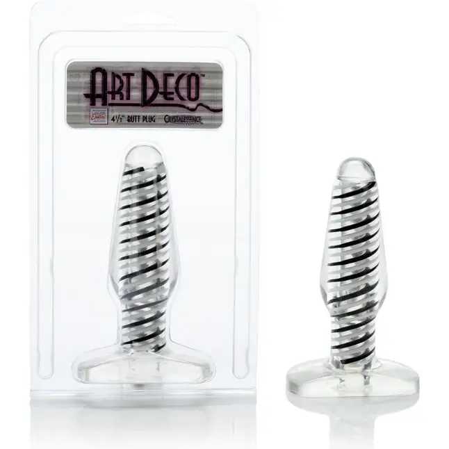 Анальная пробка Art Deco Butt Plug - 12 см - Anal Toys. Фотография 5.