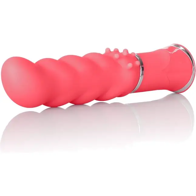 Розовый вибромассажер Power Play Power G - 11,5 см - Power Play. Фотография 4.