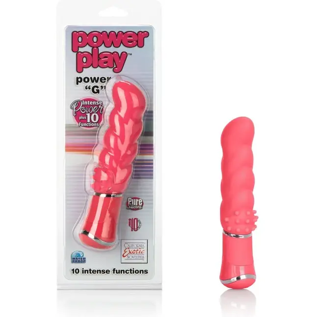 Розовый вибромассажер Power Play Power G - 11,5 см - Power Play. Фотография 6.