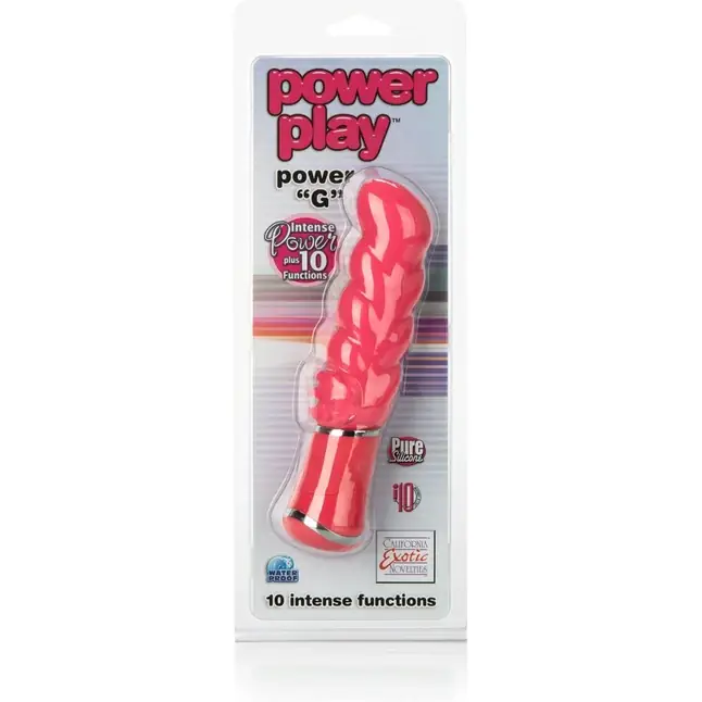 Розовый вибромассажер Power Play Power G - 11,5 см - Power Play. Фотография 7.