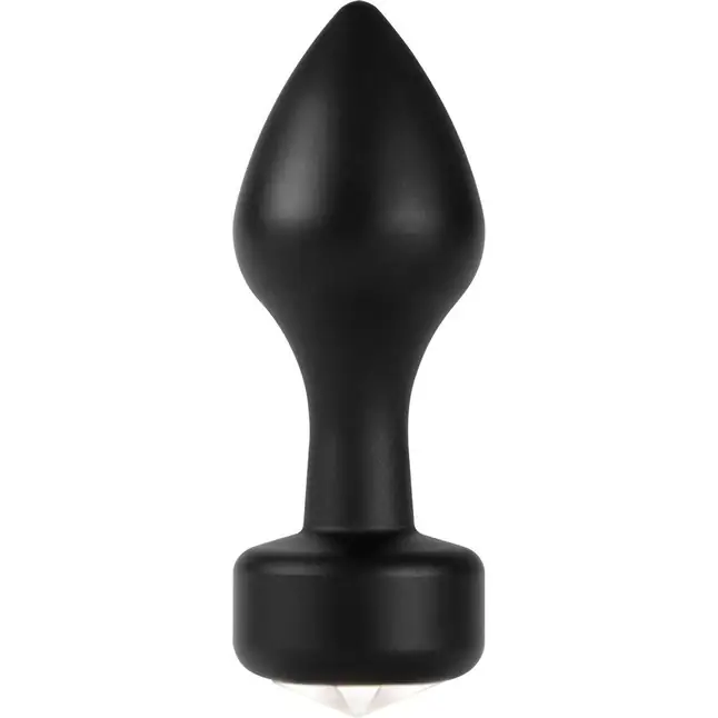 Чёрный анальный плаг Elegant Black - 8,3 см - Ouch!