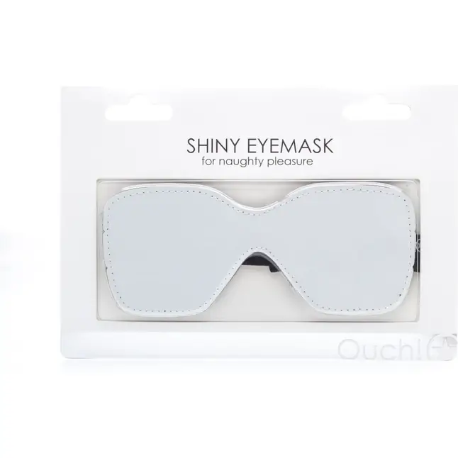 Белая маска Shiny Eyemask - Ouch!. Фотография 2.