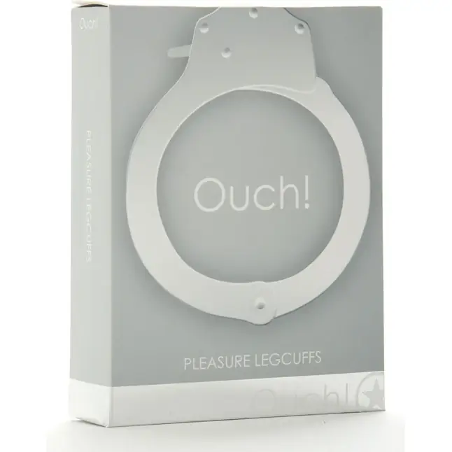 Металлические кандалы Pleasure Legcuffs Metal - Ouch!. Фотография 2.