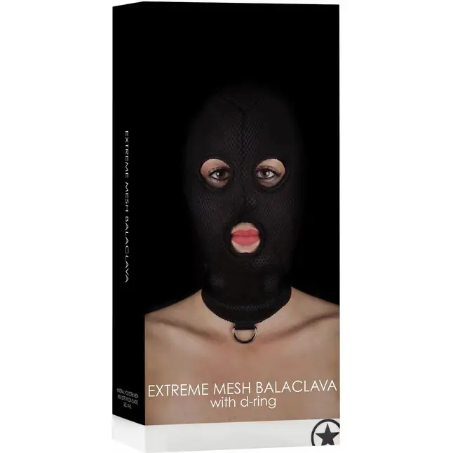 Маска-балаклава Extreme Mesh Balaclave with D-Ring - Ouch!. Фотография 2.