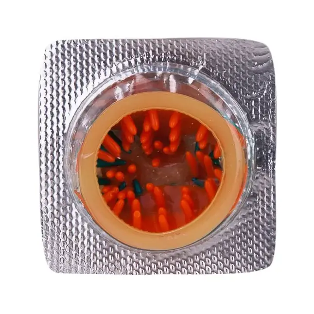 Стимулирующая насадка Sitabella Extender Красный молодец - Sitabella condoms. Фотография 4.