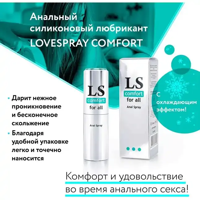 Анальный спрей-лубрикант Lovespray Comfort - 18 мл - Серия LoveSpray. Фотография 4.