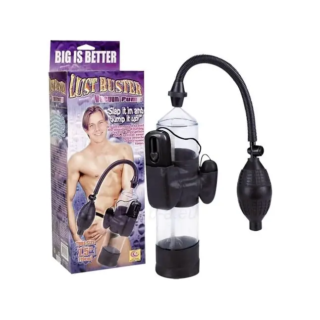 Помпа с вибрацией Lust Buster Vibrating Vacuum Pump. Фотография 2.
