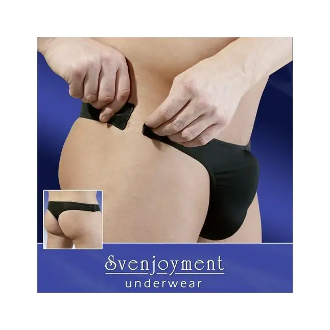 Мужские трусы-танга на липучке сбоку - Svenjoyment underwear