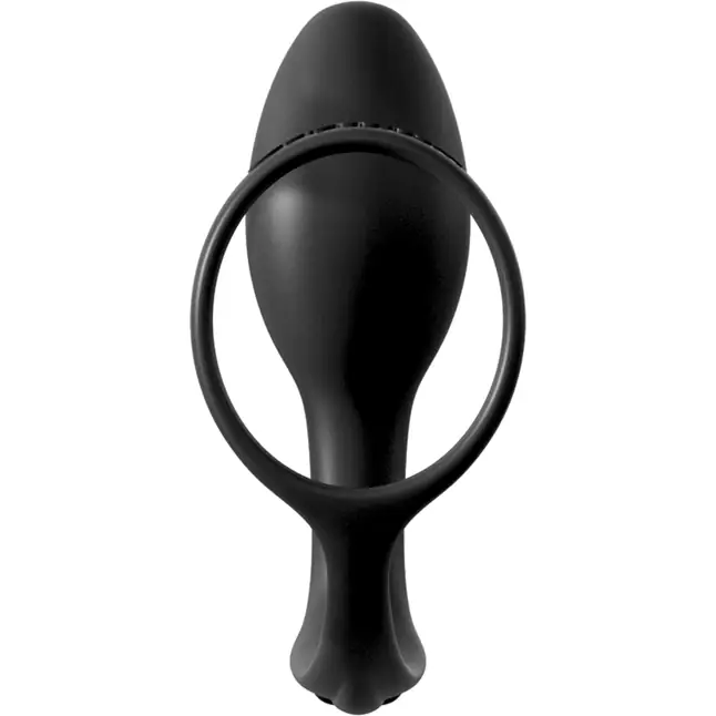 Анальная пробка с эрекционным кольцом Ass-Gasm Cockring Beginners Plug - Anal Fantasy Collection. Фотография 5.