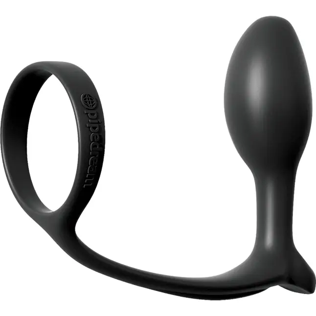 Анальная пробка с эрекционным кольцом Ass-Gasm Cockring Beginners Plug - Anal Fantasy Collection