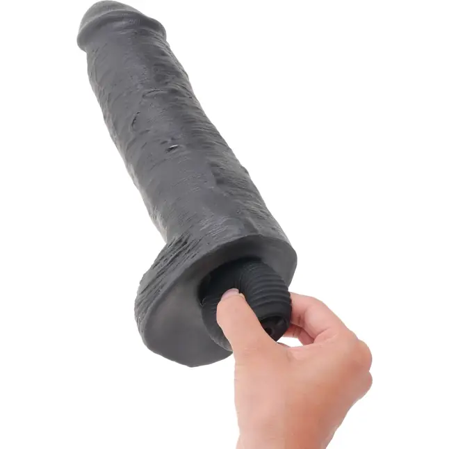 Фаллоимитатор-реалистик с имитацией семяизвержения 11 Squirting Cock with Balls - 27,9 см - King Cock. Фотография 4.