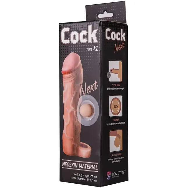 Фаллоудлинитель с кольцом COCK size XL - 21 см - COCK NEXT. Фотография 6.