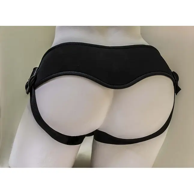 Страпон с 2 насадками и вибрацией UniStrap - 20 и 18 см - HARNESS UNI STRAP. Фотография 6.