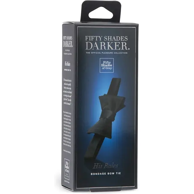 Бондажный галстук His Rules Bondage Bow Tie - Fifty Shades Darker. Фотография 4.