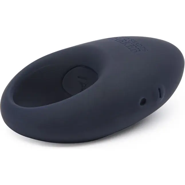 Тёмно-синее эрекционное кольцо Release Together USB Rechargeable Cock Ring - Fifty Shades Darker. Фотография 2.