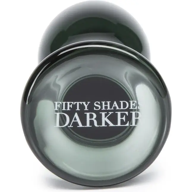 Стеклянная анальная пробочка Something Darker Glass Butt Plug - 10,7 см - Fifty Shades Darker. Фотография 3.