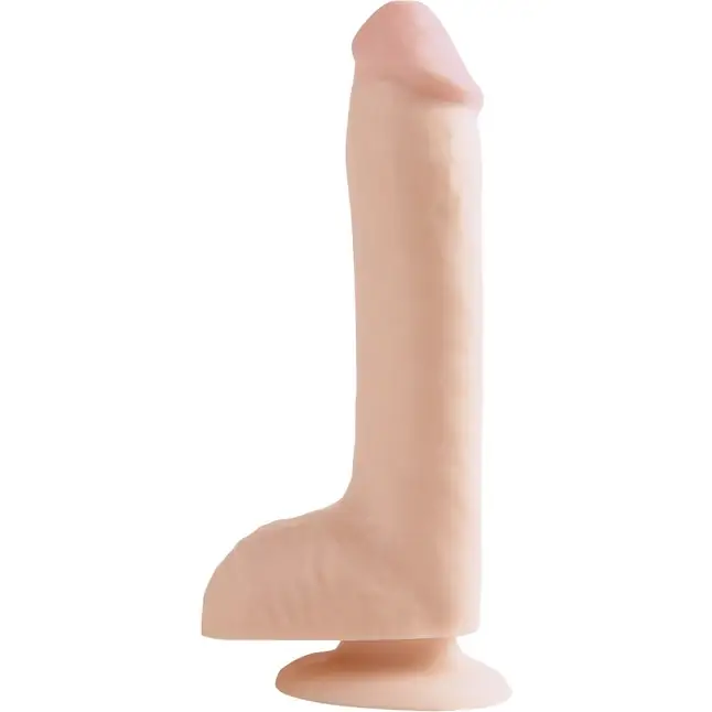 Телесный фаллоимитатор на присоске 8 Dong with Suction Cup - 21,6 см - Basix Rubber Works