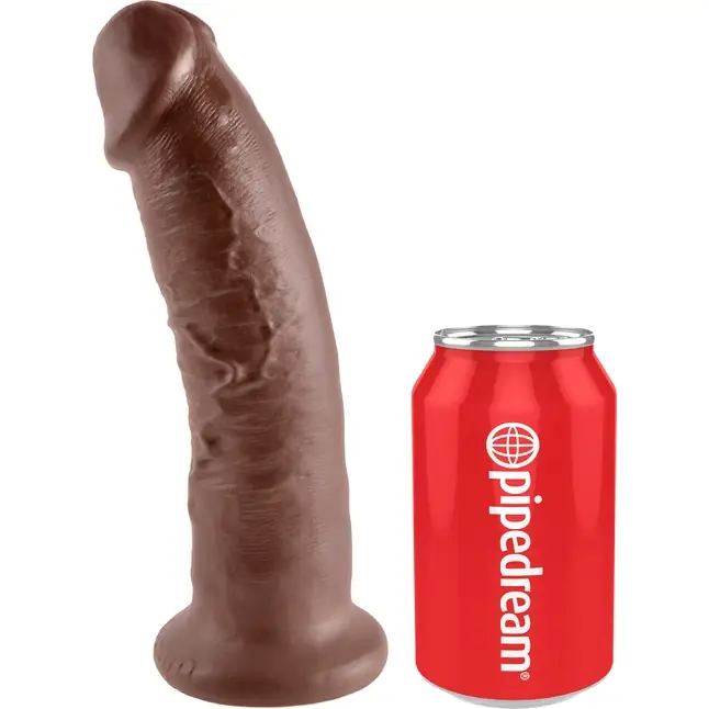 Коричневый фаллоимитатор 9 Cock - 22,9 см - King Cock. Фотография 2.