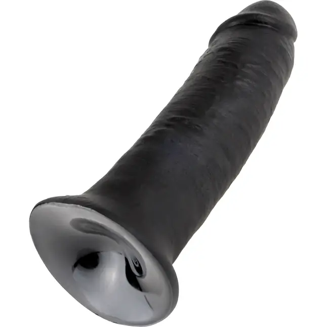 Чёрный фаллос-гигант 10 Cock - 25,4 см - King Cock. Фотография 4.