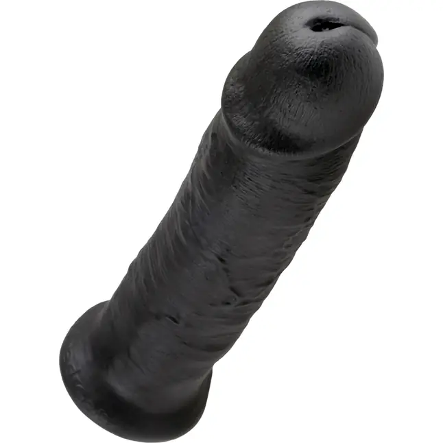 Чёрный фаллос-гигант 10 Cock - 25,4 см - King Cock. Фотография 5.