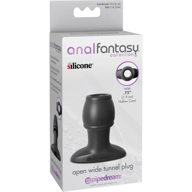 Открытая анальная пробка Anal Fantasy Collection Open Wide Tunnel Plug - 7,2 см - Anal Fantasy Collection. Фотография 6.