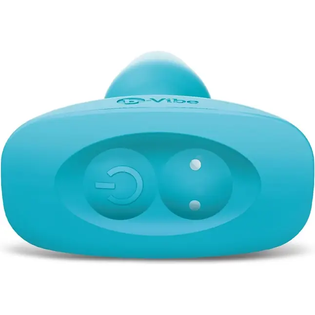 Голубая вибропробка с ротацией шариков RIMMING REMOTE CONTROL PLUG TEAL - 15,2 см. Фотография 3.