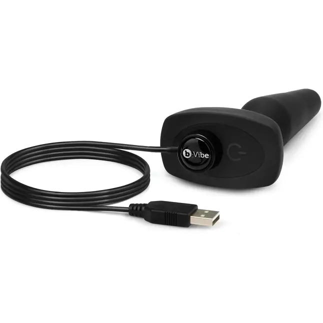 Чёрная анальная вибропробка с 3 источниками вибрации TRIO REMOTE CONTROL PLUG BLACK - 13,5 см. Фотография 4.